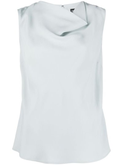 Armani Emporio Armani Cowl Neck Sleeveless Top Ženske Sive | NP3WLP9U