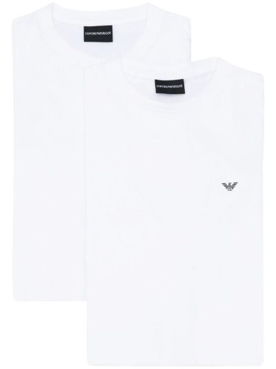 Armani Emporio Armani Short Sleeve Majice Moški Bele | TH7YWOHO