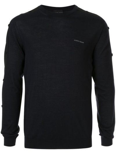 Armani Giorgio Armani Fine Knit Skakalci Moški Modre | OHRUWTMO