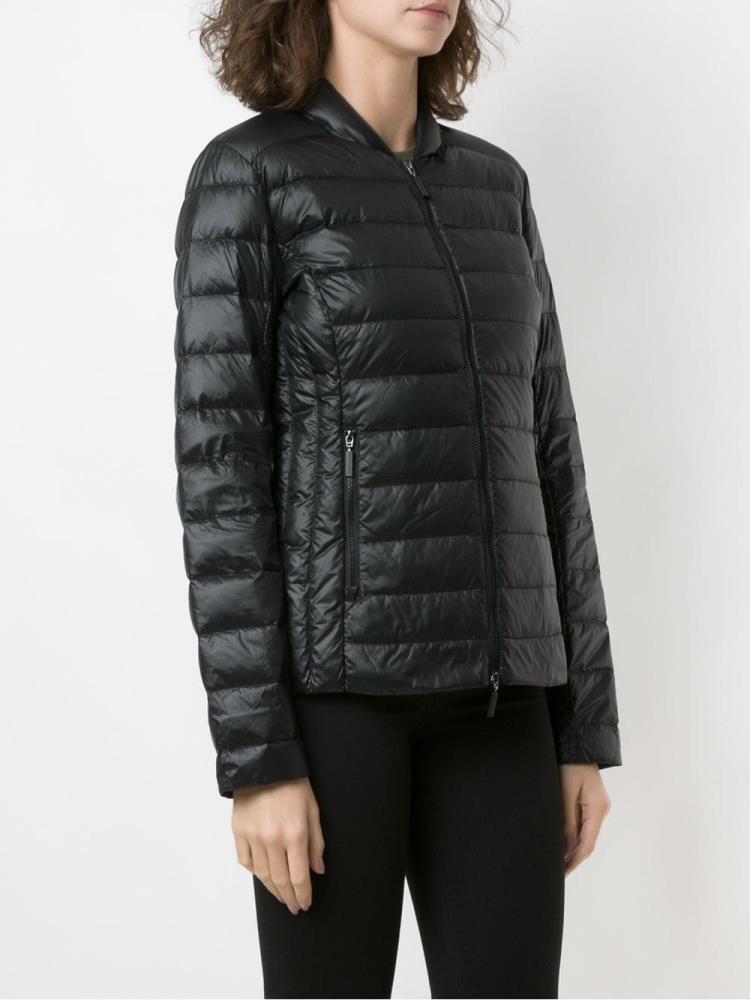 Armani Armani Exchange Zipped Padded Jacket Jakne Ženske Črne | NZR85W60