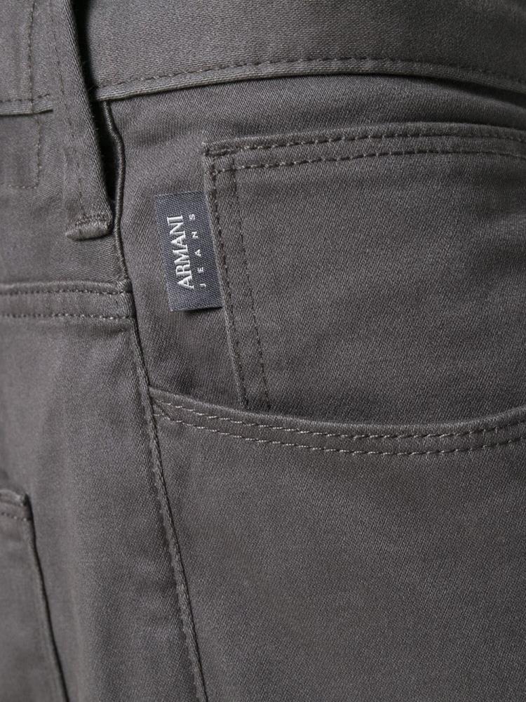 Armani Armani Kavbojke Straight Leg Chinos Hlače Moški Sive | CPLTWGCS