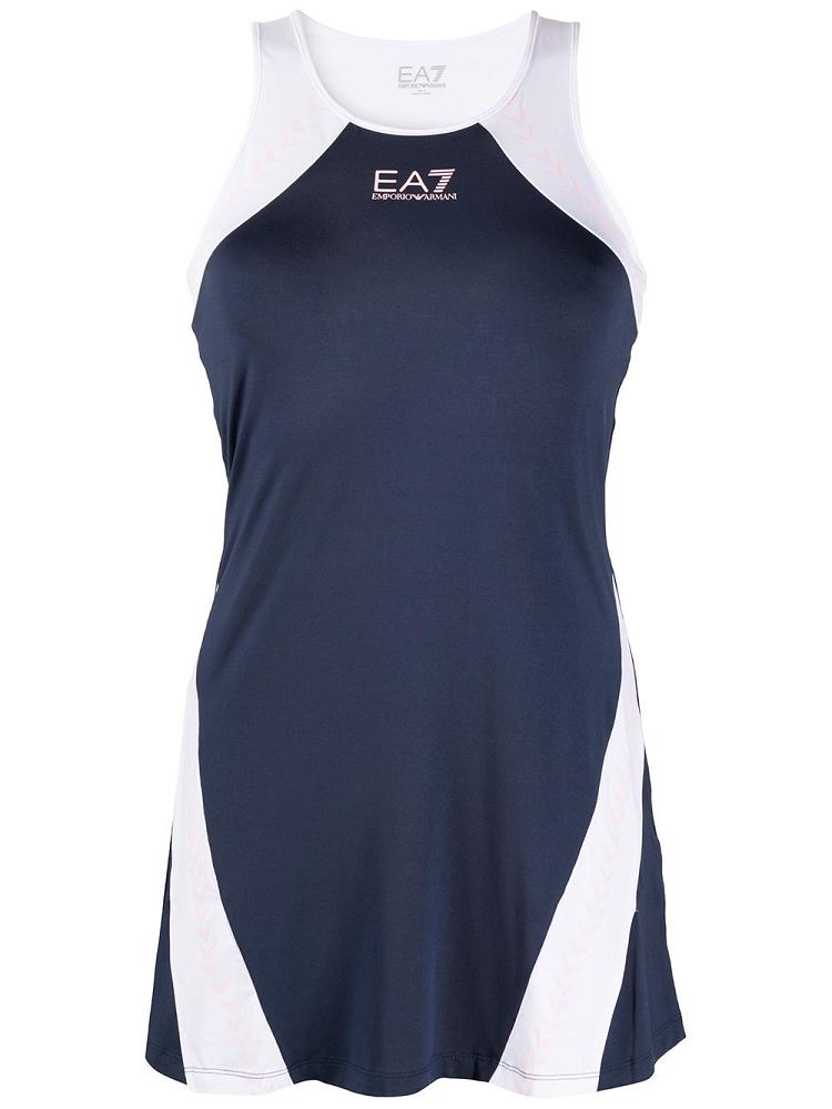 Armani Ea7 Emporio Armani Cut Out Tennis Obleke Ženske Modre | 207AX2ZJ