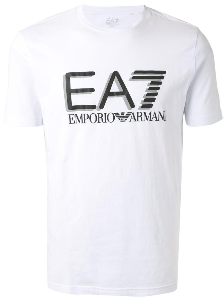 Armani Ea7 Emporio Armani Ea7 Large Logo Majice Moški Bele | 2YNDTON0