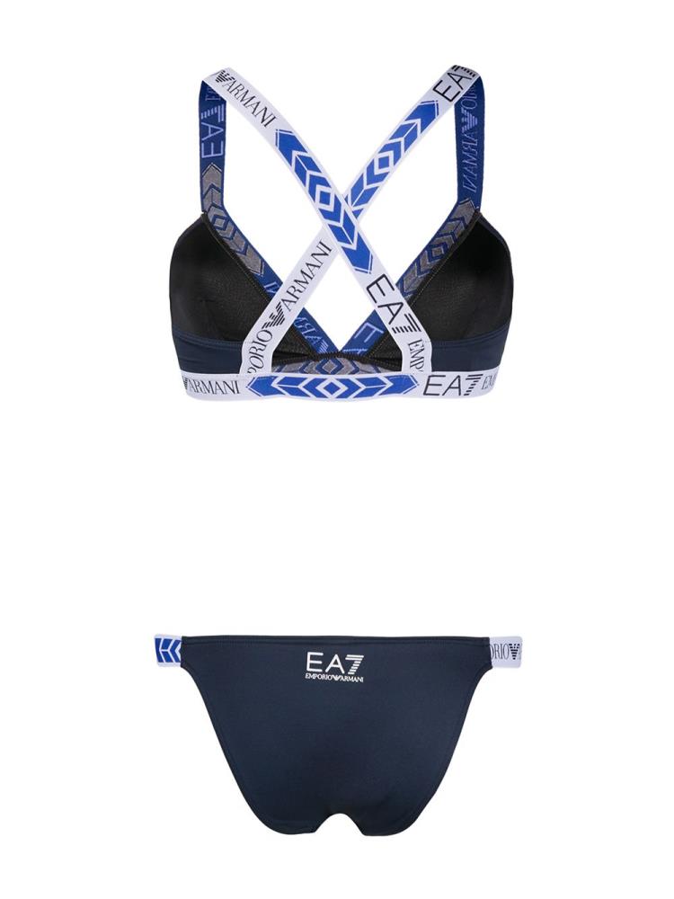 Armani Ea7 Emporio Armani Logo Band Bikini Ženske Modre | SLOR20GI