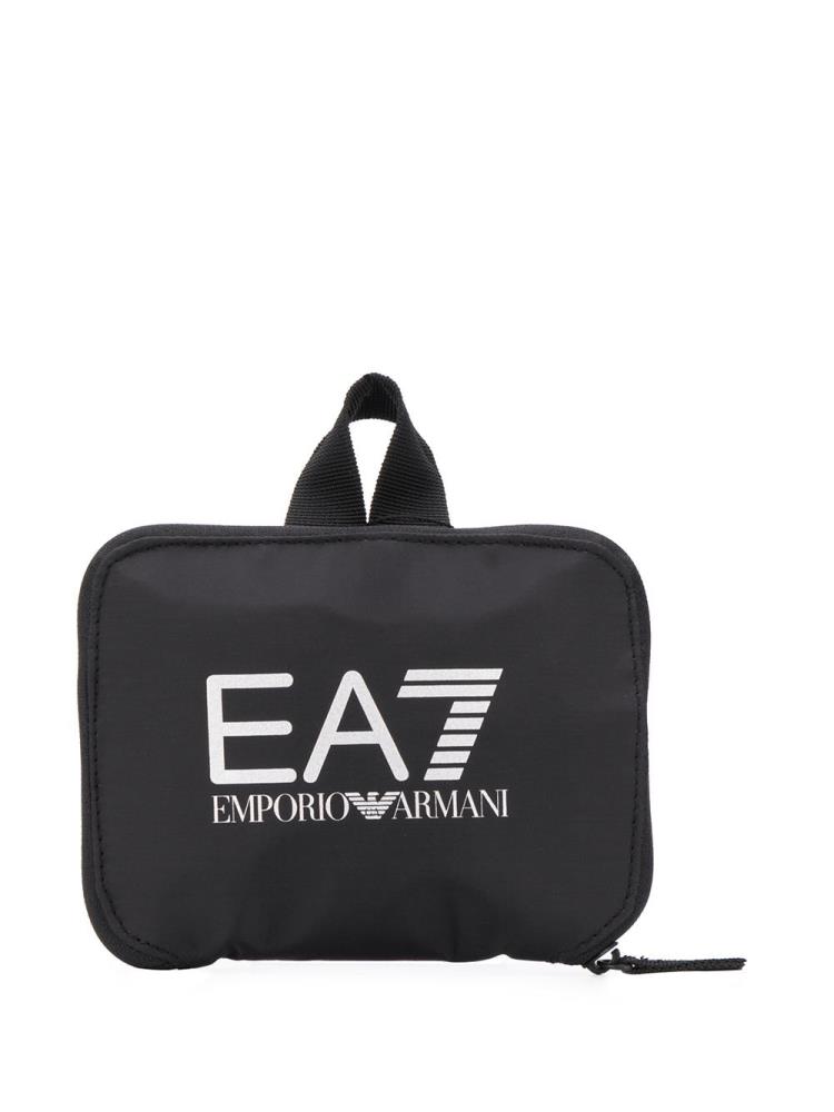 Armani Ea7 Emporio Armani Logo Nakupovalna Torba Ženske Črne | N2IG8F9G