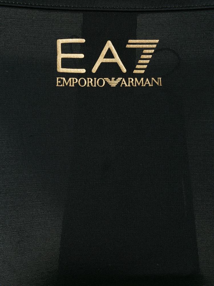 Armani Ea7 Emporio Armani Logo Print Bikini Ženske Črne | 7GF7MAW1