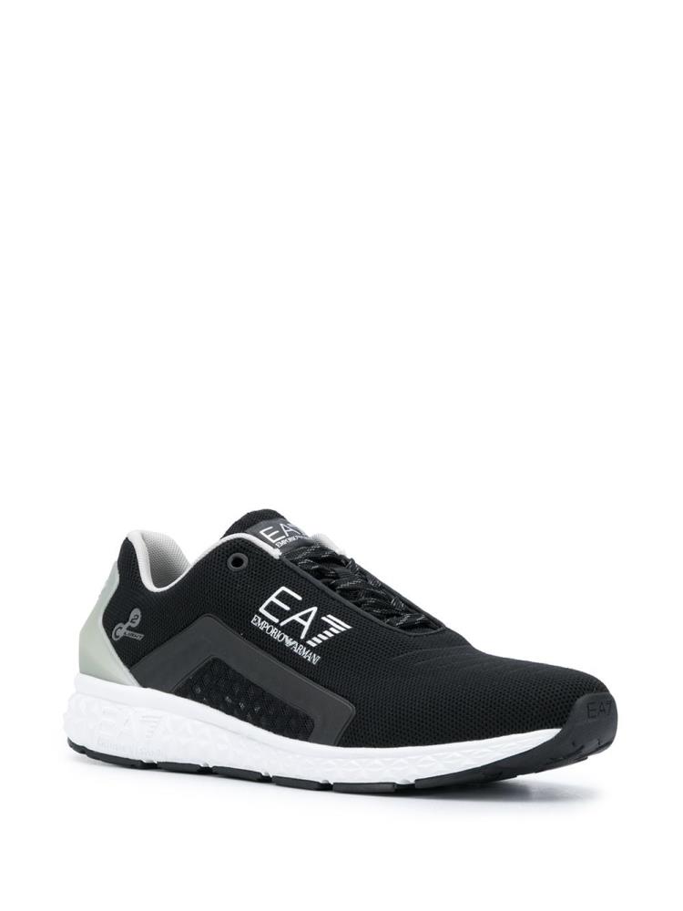 Armani Ea7 Emporio Armani Low Top Lace Up Superge Moški Črne | WY1NU4R8