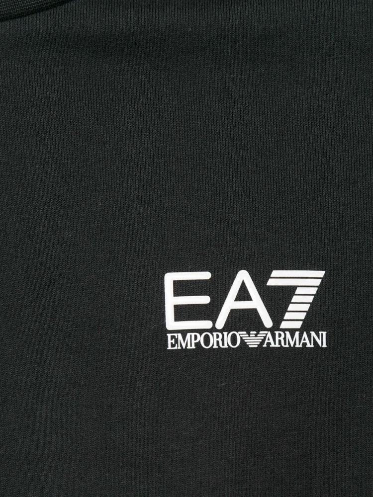 Armani Ea7 Emporio Armani Printed Logo Športni Puloverji Moški Črne | O8OKNAEG