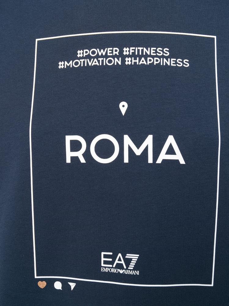 Armani Ea7 Emporio Armani Roma Crew Neck Športni Puloverji Ženske Modre | 8V18C0U8