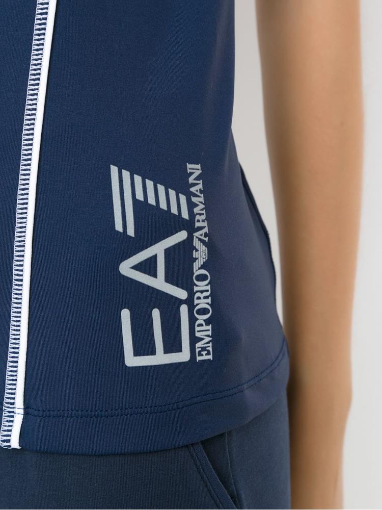 Armani Ea7 Emporio Armani Side Logo Majice Ženske Modre | Z2QBL8A2