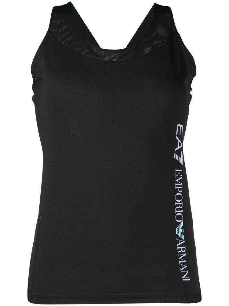 Armani Ea7 Emporio Armani Ventus 7 Compression Tank Top Ženske Črne | TMXLLLZH