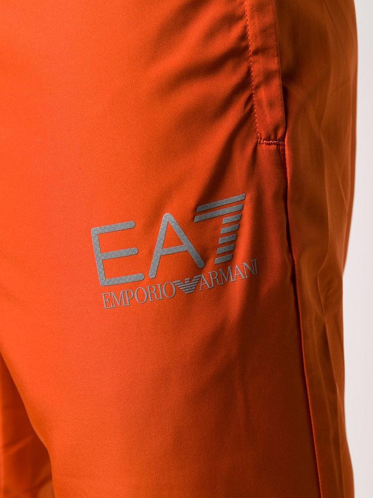 Armani Ea7 Emporio Armani Zipped Hooded Jakne Moški Oranžne | 9JI3QYAS