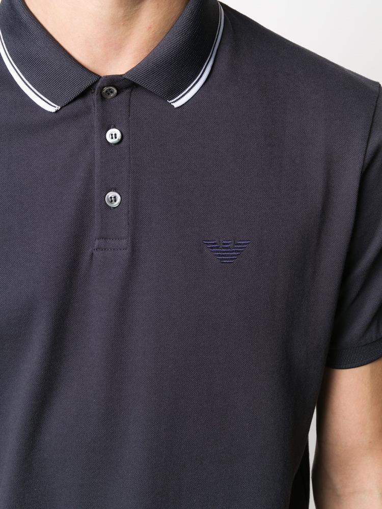 Armani Emporio Armani Classic Polo Majice Moški Modre | 86OK09HL