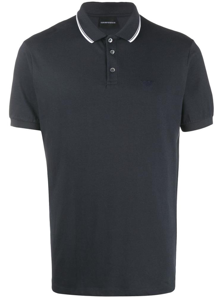 Armani Emporio Armani Classic Polo Majice Moški Modre | 86OK09HL