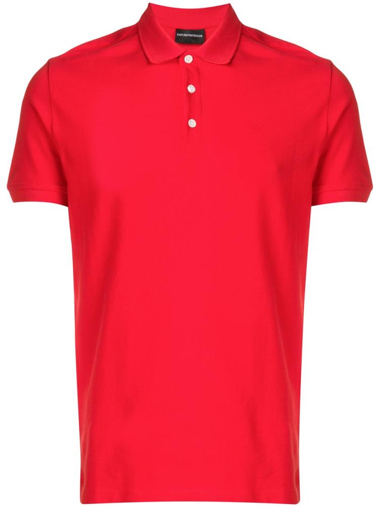 Armani Emporio Armani Classic Polo Majice Moški Rdeče | UUJNKBU3