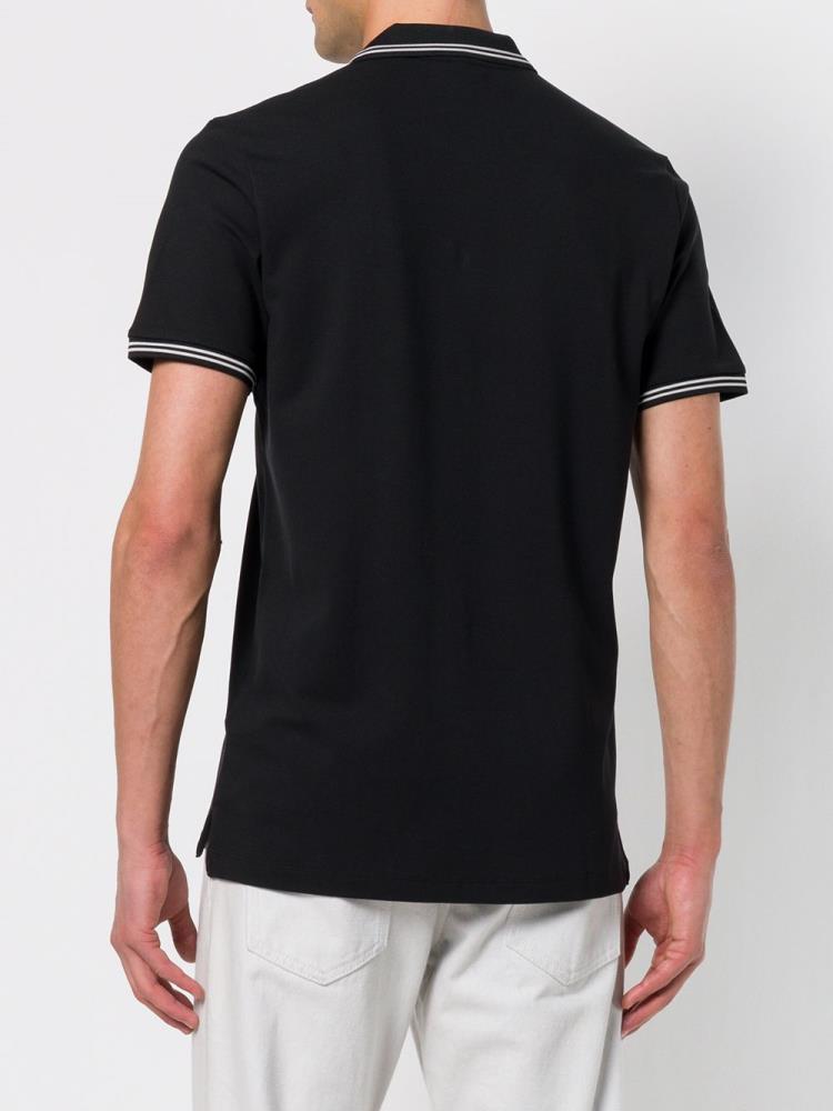 Armani Emporio Armani Classic Short Sleeve Polo Majice Moški Črne | LYBLZY5F