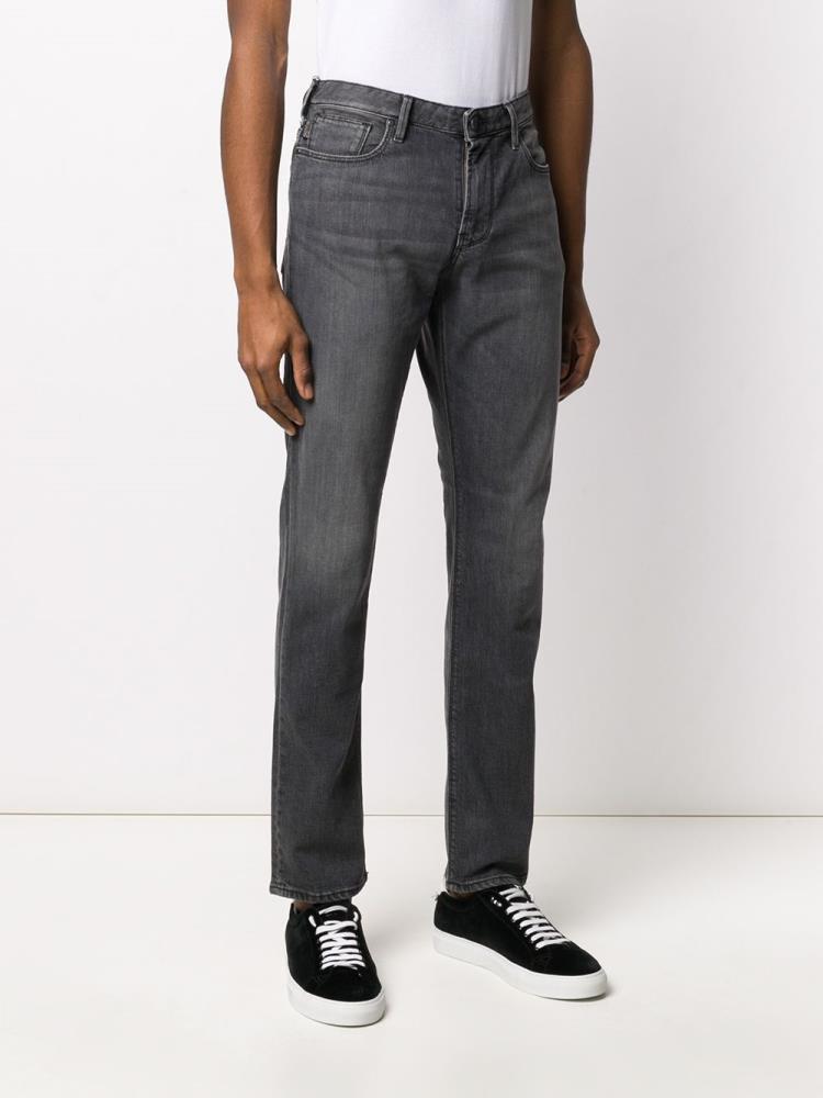 Armani Emporio Armani Denim Straight Leg Kavbojke Moški Modre | 89T8M832