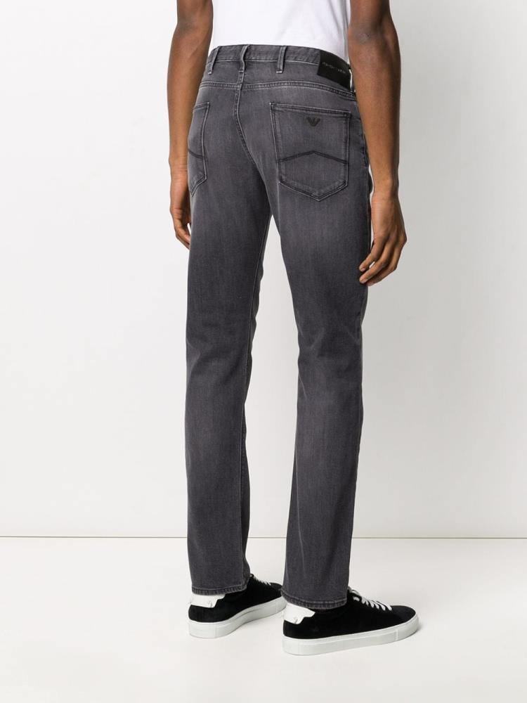 Armani Emporio Armani Denim Straight Leg Kavbojke Moški Modre | 89T8M832