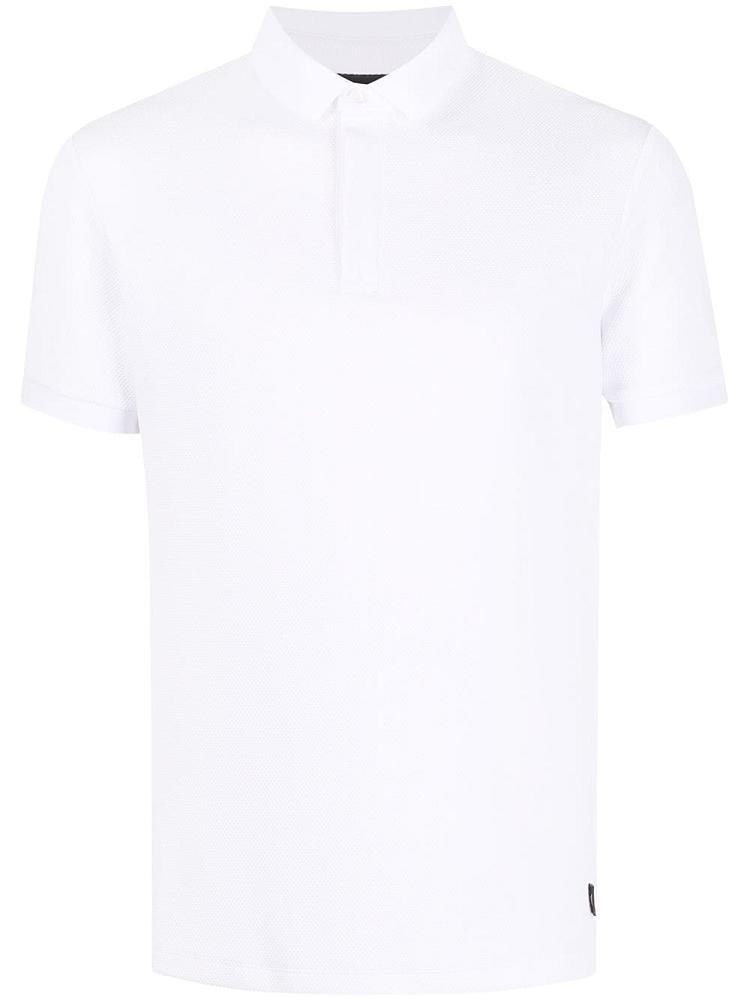 Armani Emporio Armani Geometric Textured Polo Majice Moški Bele | WGAXOXT2