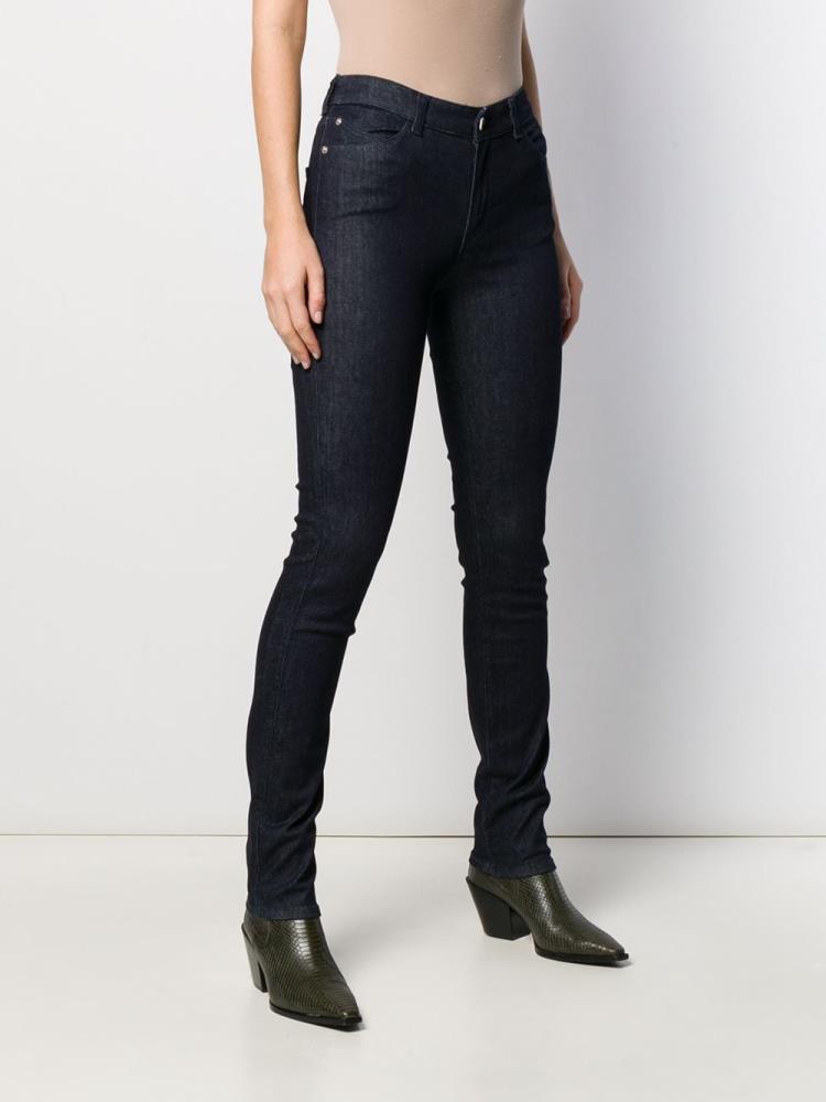 Armani Emporio Armani High Waisted Skinny Kavbojke Ženske Modre | 8GEHXBKE