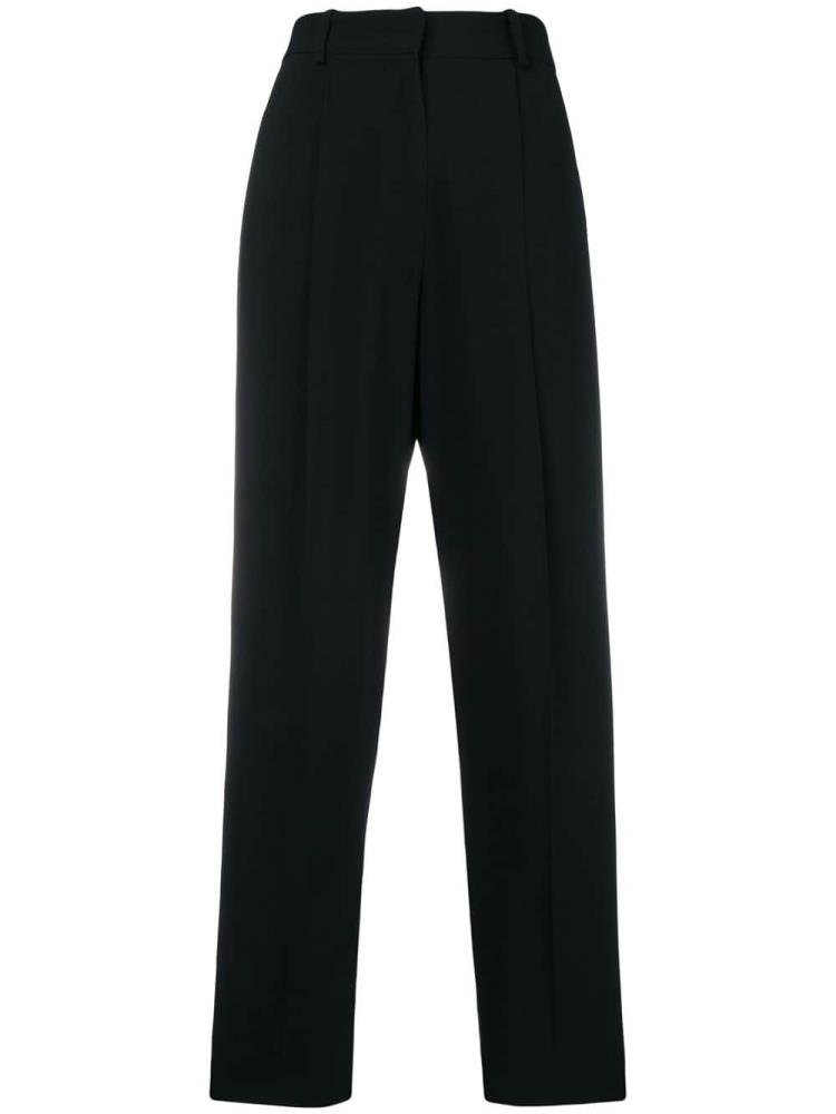 Armani Emporio Armani High Waisted Tailored Hlače Hlače Ženske Črne | YJYC5WZS