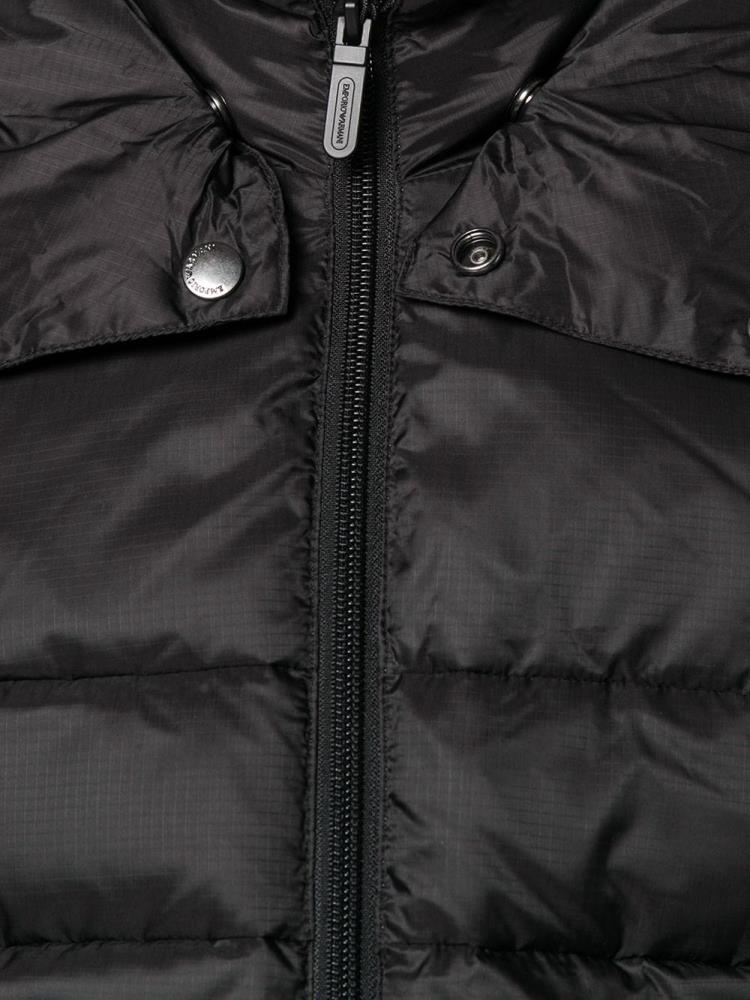 Armani Emporio Armani Hooded Padded Jacket Jakne Moški Črne | L5XLSMOE