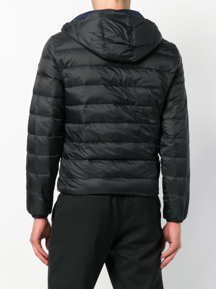 Armani Emporio Armani Hooded Padded Jacket Jakne Moški Črne | TWLWXYGR