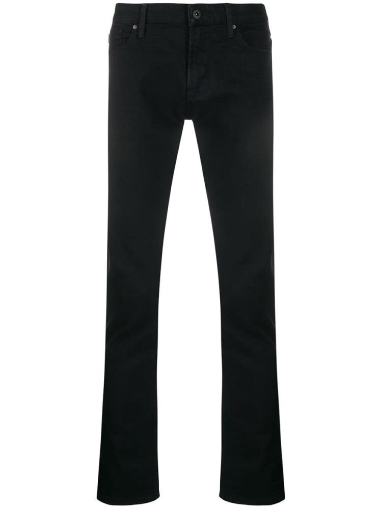 Armani Emporio Armani J06 Slim Fit Kavbojke Moški Črne | 8F8J6FTC