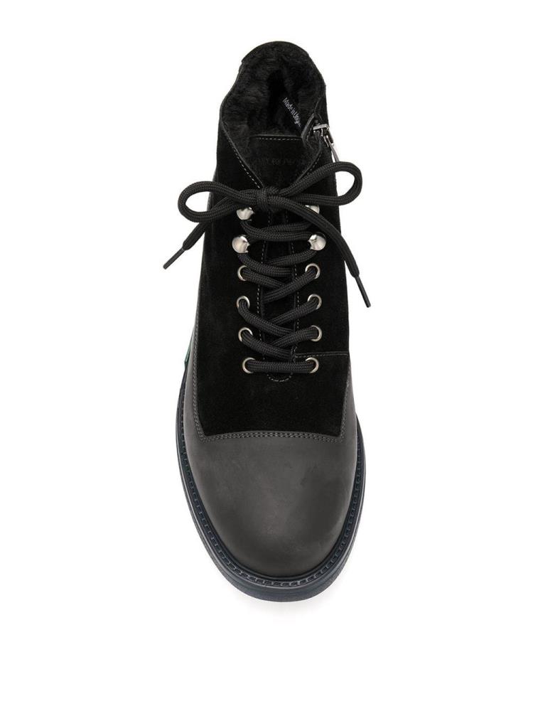 Armani Emporio Armani Lace Up Gležnarji Moški Črne | 8LIERP94