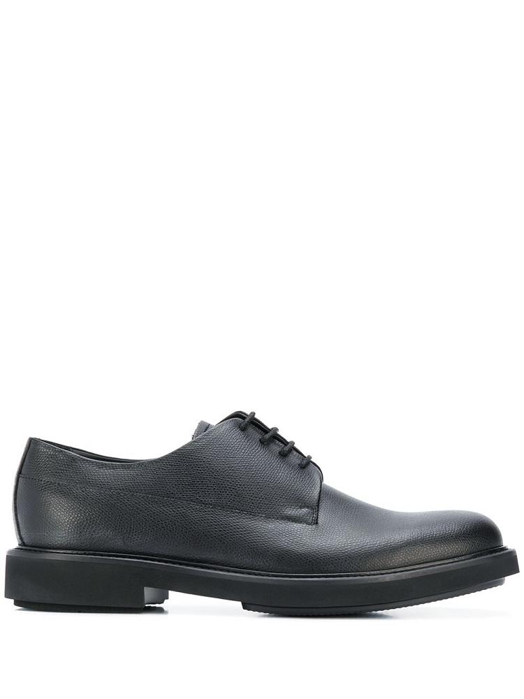 Armani Emporio Armani Lace Up Derby Čevlji Moški Črne | 9OUXVDGA