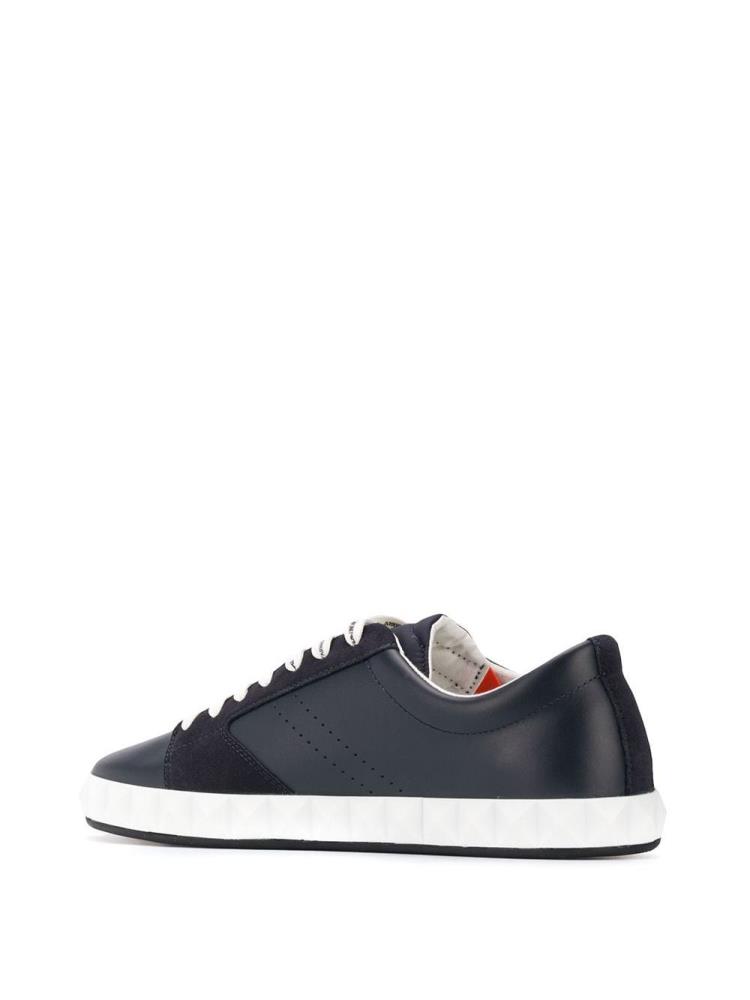 Armani Emporio Armani Lace Up Low Superge Moški Modre | NNTJWJ8U