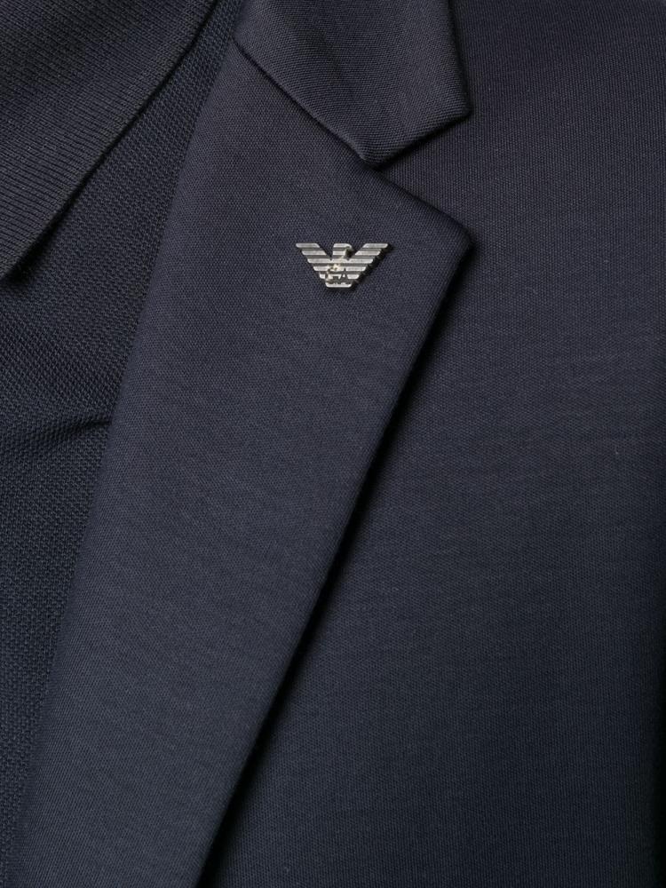 Armani Emporio Armani Lapel Pin Suknjič Moški Modre | 6CHAZPN4