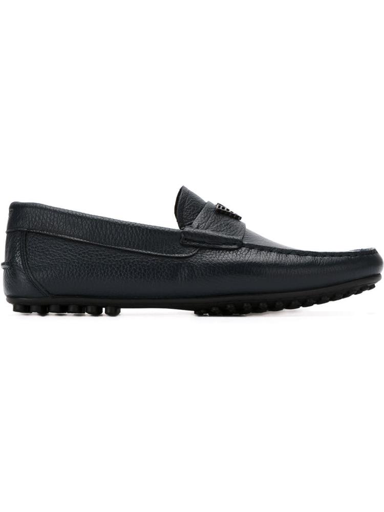 Armani Emporio Armani Logo Oxfords Shoes Čevlji Moški Črne | LNDWCCMY