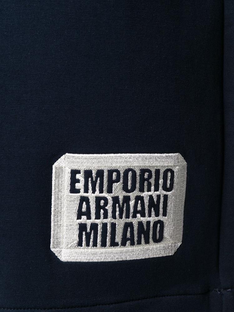 Armani Emporio Armani Logo Running Kratke Hlače Kratke Hlače Moški Modre | YHO2HMZI