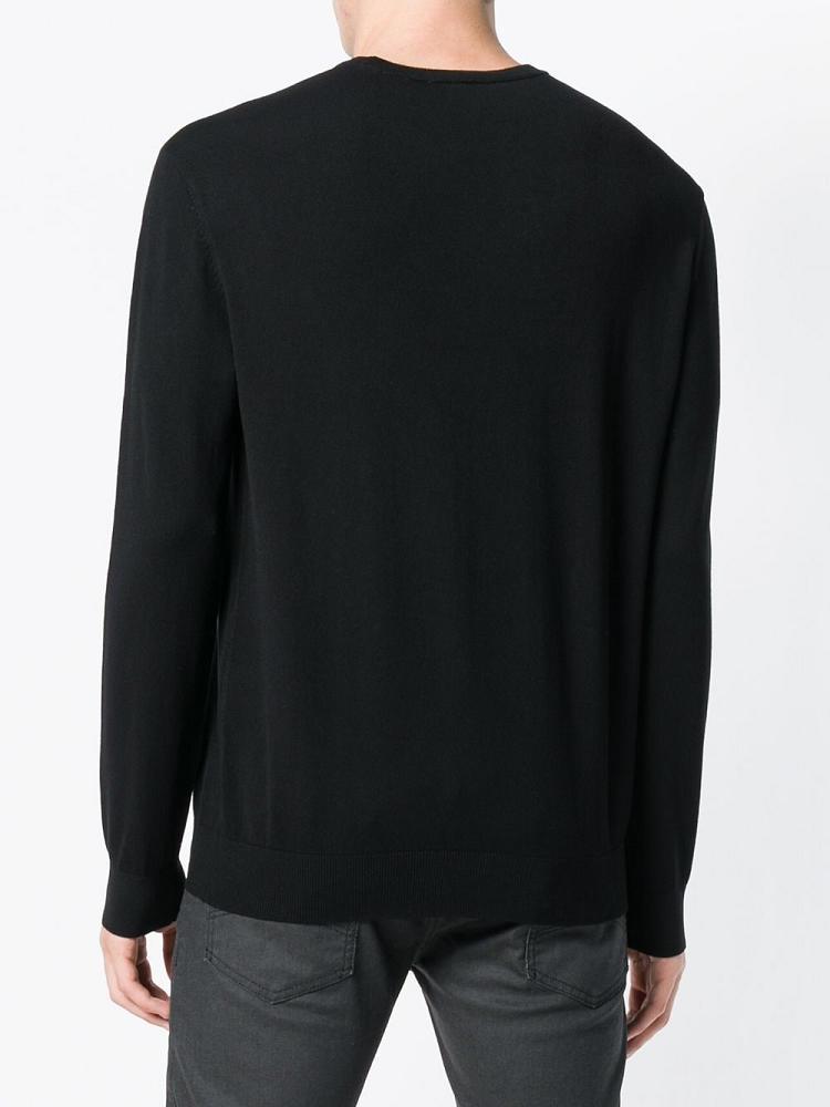 Armani Emporio Armani Long Sleeve Skakalci Moški Črne | 469T9O6A