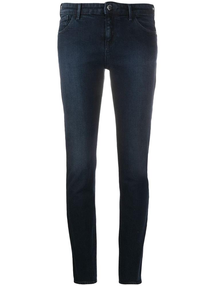 Armani Emporio Armani Low Rise Skinny Kavbojke Ženske Modre | 72BN4FDO