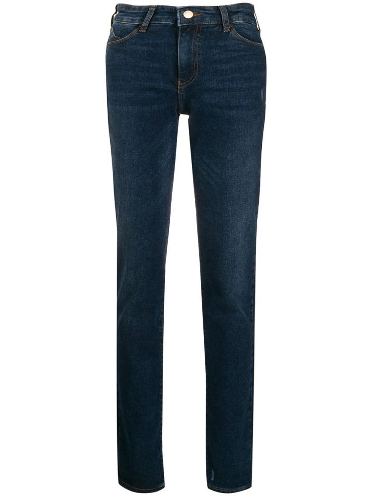 Armani Emporio Armani Low Rise Skinny Kavbojke Ženske Modre | 9QX3Z9NV