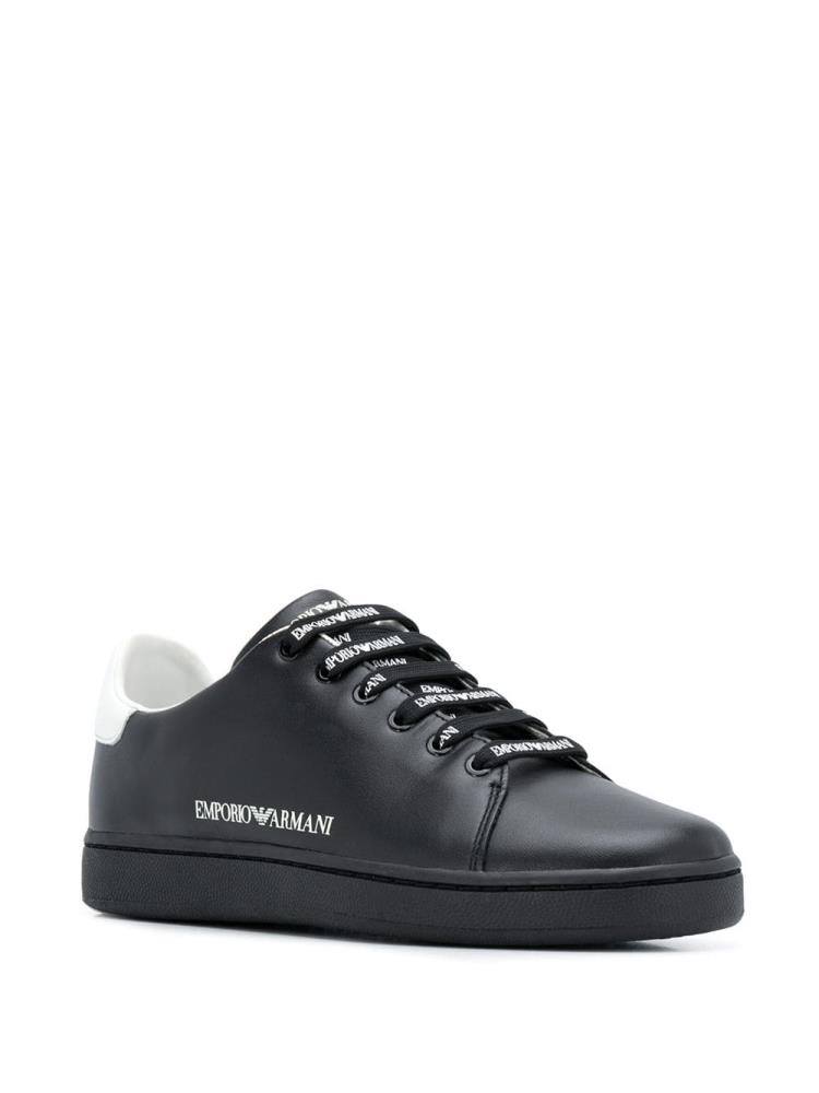 Armani Emporio Armani Low Top Superge Ženske Črne | CL29303N