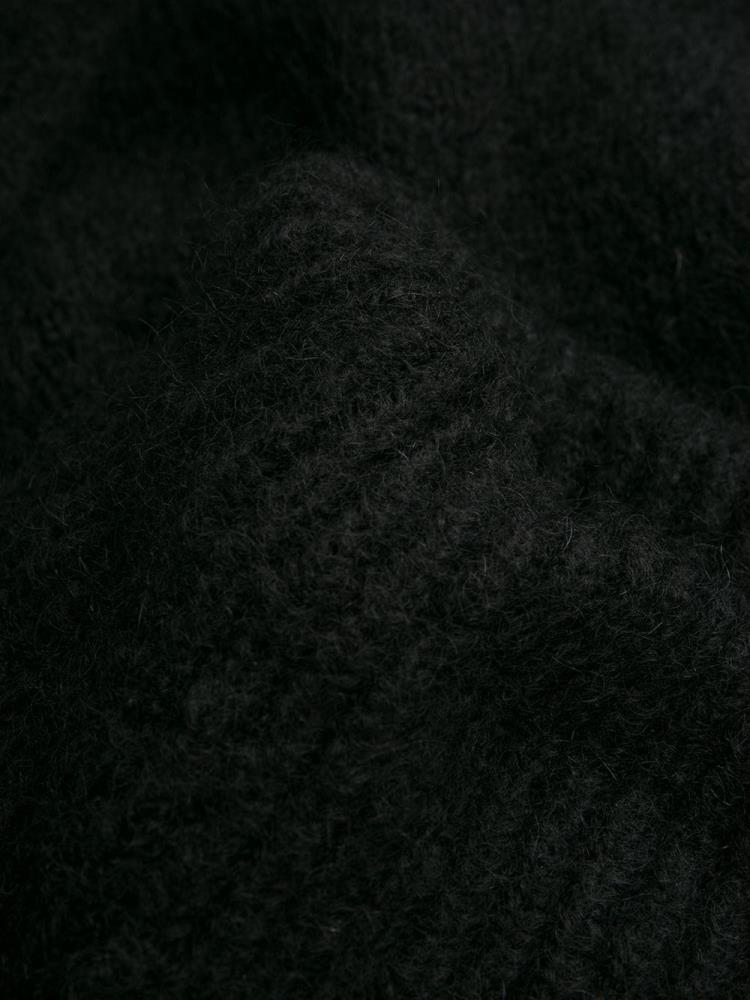 Armani Emporio Armani Maxi Knit Wool Skakalci Ženske Črne | VDWH1XG1