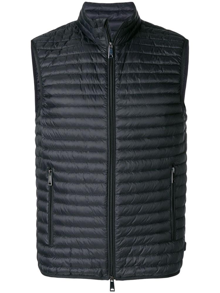 Armani Emporio Armani Padded Zip Up Gilet Telovniki Moški Črne | C3ZP3XA5