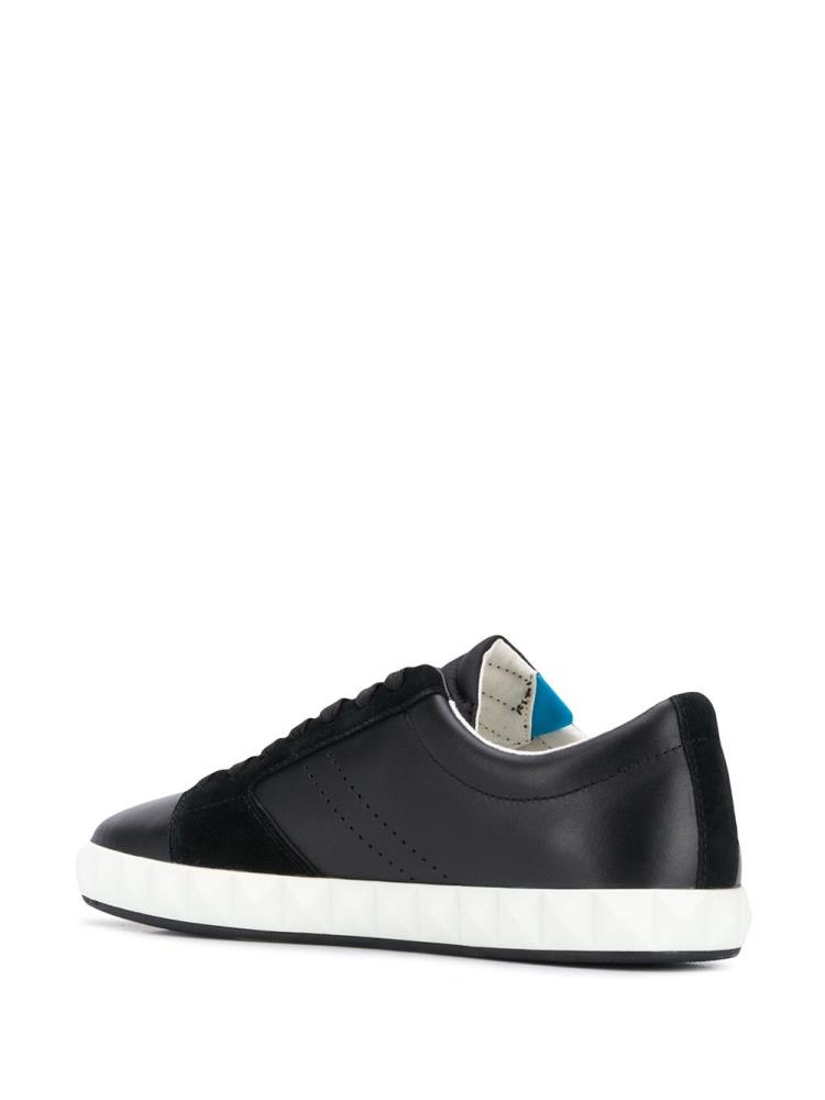 Armani Emporio Armani Panelled Low Top Superge Moški Črne | EBL817L3