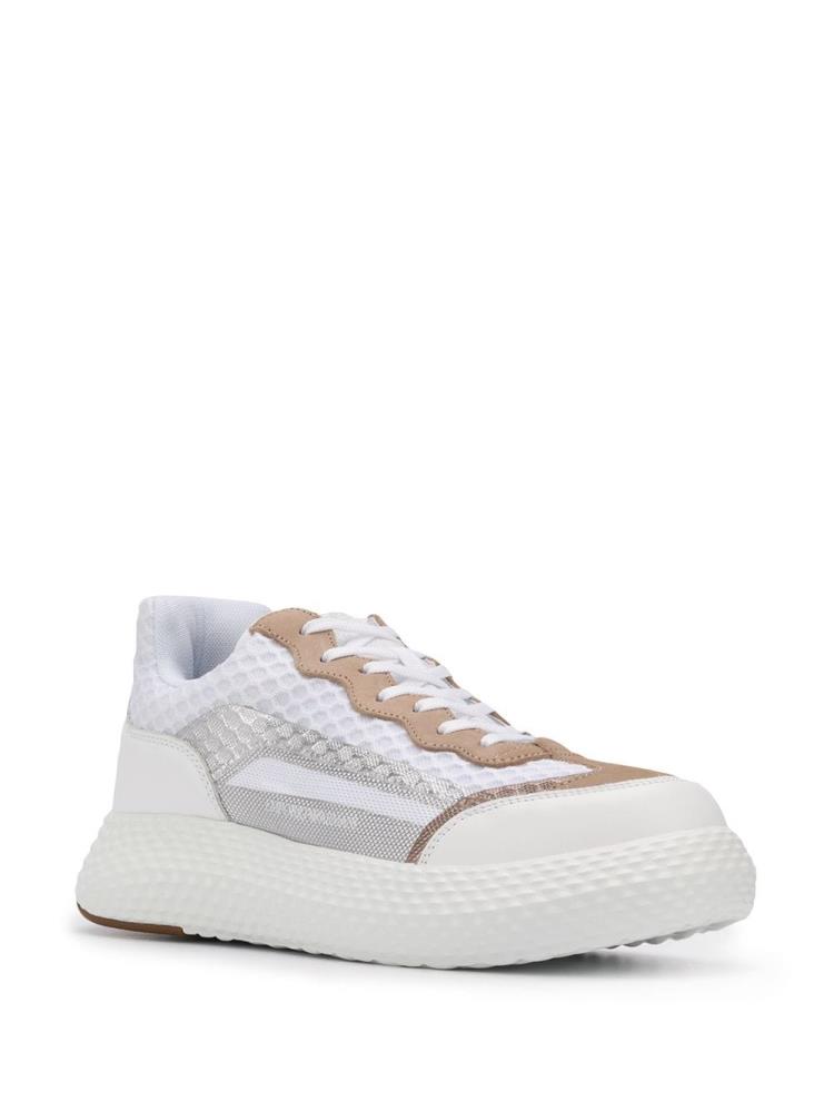 Armani Emporio Armani Platform Low Top Superge Moški Bele | DO8CUBHM