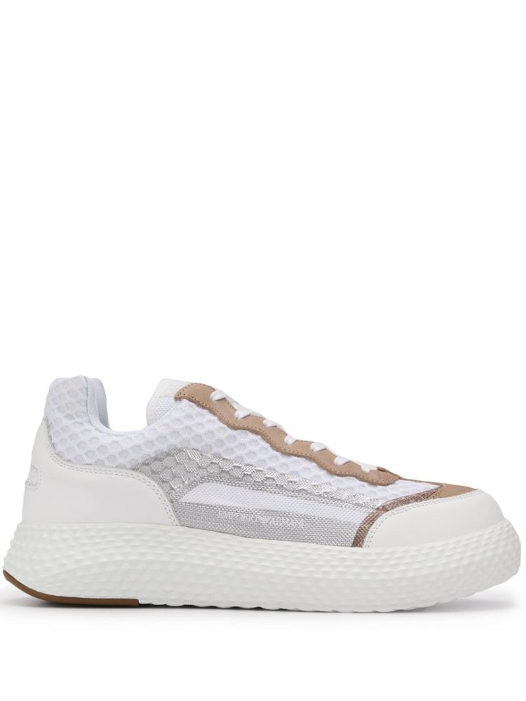 Armani Emporio Armani Platform Low Top Superge Moški Bele | DO8CUBHM