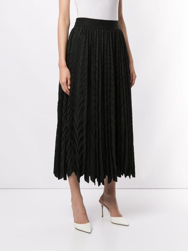 Armani Emporio Armani Pleated Midi Krila Ženske Modre | OQBYHQWY