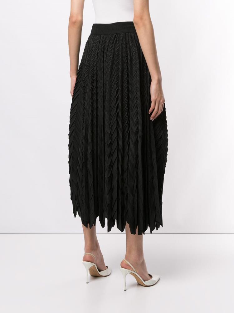 Armani Emporio Armani Pleated Midi Krila Ženske Modre | OQBYHQWY