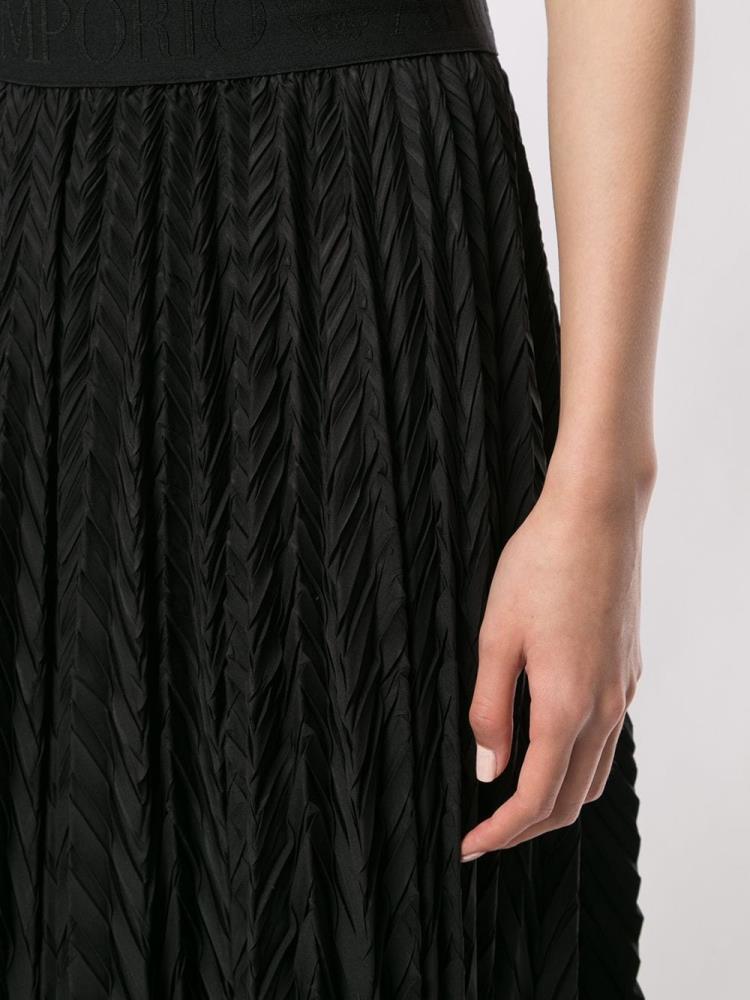 Armani Emporio Armani Pleated Midi Krila Ženske Modre | OQBYHQWY