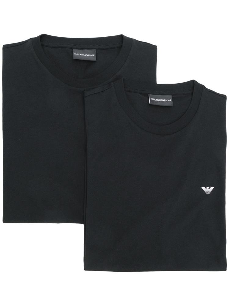 Armani Emporio Armani Round Neck Majice Moški Črne | RTU9AXAM