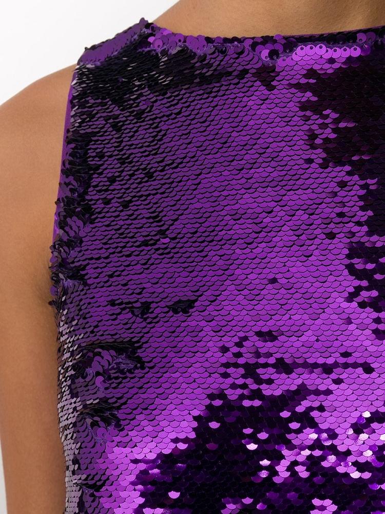 Armani Emporio Armani Sequin Tank Top Ženske Vijolične | P3ZXVKRH