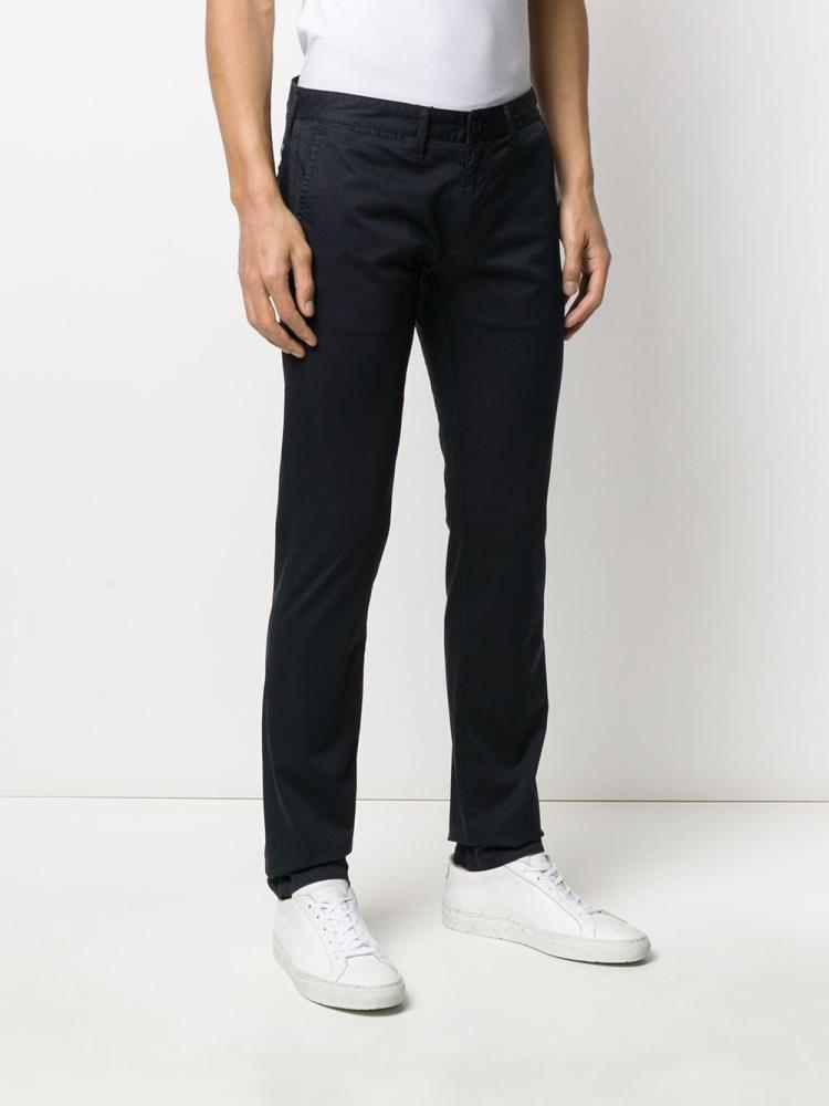 Armani Emporio Armani Slim Fit Chino Hlače Moški Modre | 5LXXWRA6