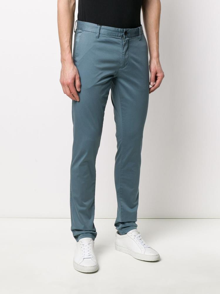 Armani Emporio Armani Slim Fit Chino Hlače Moški Modre | 646RE693